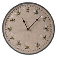 thumbnail image 1 of 12inch Garden Clock Waterproof Wall Mounted Clock Decorative Bees Outdoor Clock for Livingrooms Office Bathroom Kitchen, 1 of 7