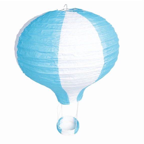 12inch Hot Air Balloon Paper Lantern Lampshade Ceiling Light Wedding Party Decor, Blue