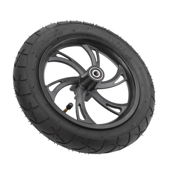 12inch Scooter Replacement Front Wheel Aluminum Alloy Disc Brake Rims Electric Scooter Tire with Wheel Hub Rubber Tyre