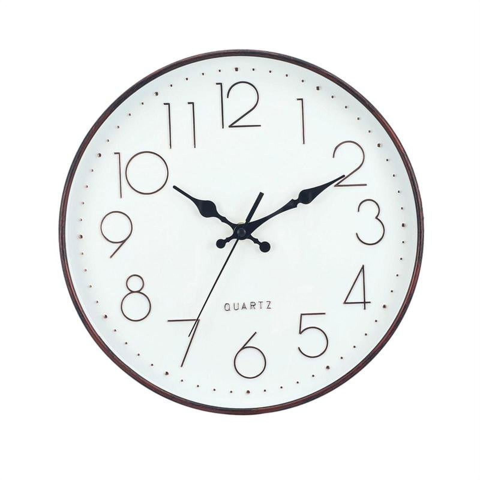 12inch Silent Sweep Second Movement Antique Wall Clock NonTicking