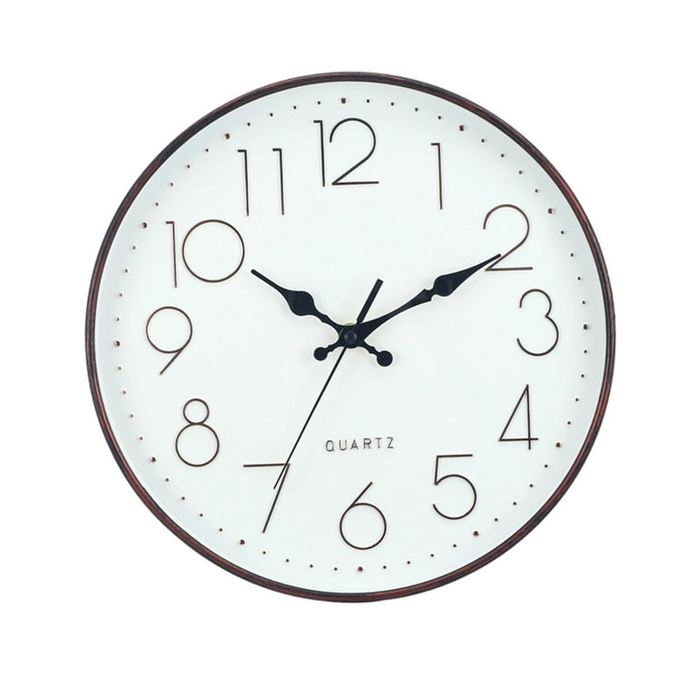 Walmart 12inch Silent Sweep Wall Clock, Non-Ticking, Battery