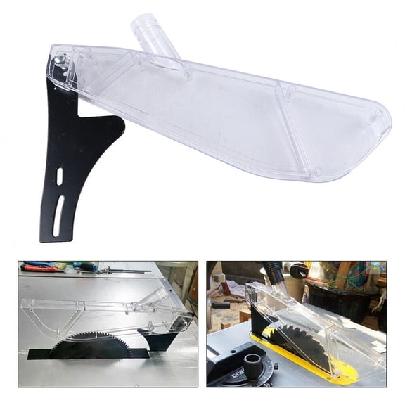 12inch Transparent Table Saw Protective Cover Woodworking Tools Universal Safety