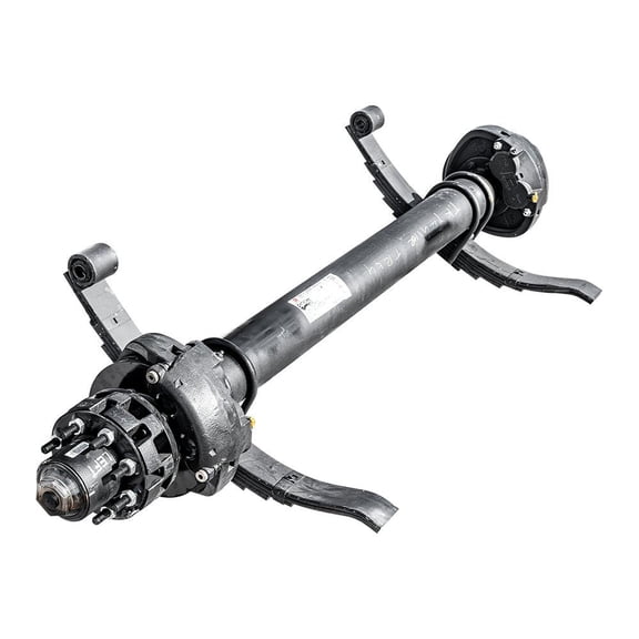 12k Dexter Trailer Axle - 12000 lb Hydraulic Disc Brake 8 Lug, 74" Hubface 46" Spring Center / 8x6.5 Bolt Pattern / 8x6.5 Bolt Pattern