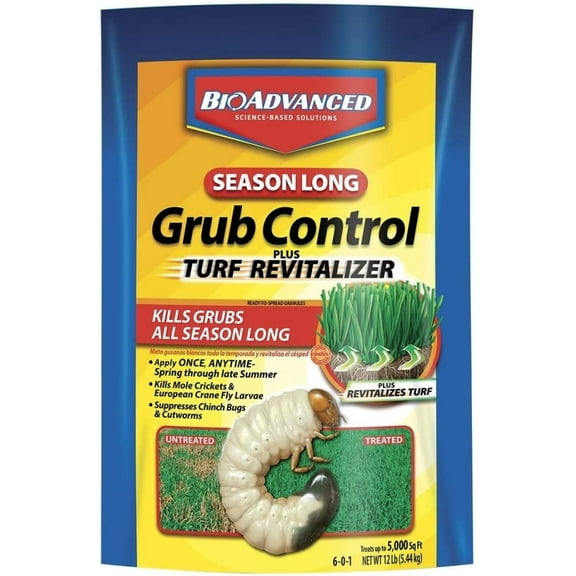 Arett Sales Season Long Grub Control Granules - Outdoor Grub Bait - 12 lbs