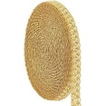 thumbnail image 1 of 12m 13 Yards Golden Gimp Braid Trim 15mm 0.6 inch Decorative Woven Braid Trim Sewing Centipede Lace Ribbon, 1 of 8