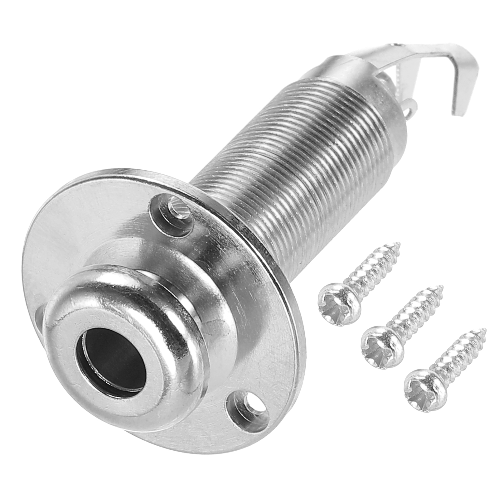 12mm(1/2 Inch) Electric Guitar Bass Mono Endpin Output Jack Strap