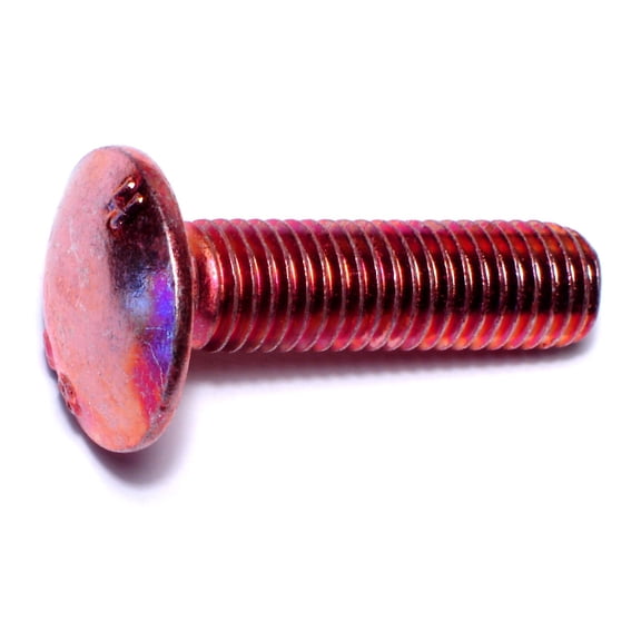 12mm-1.75 x 45mm Zinc Class 8.8 Carriage Bolts (46 pcs.)