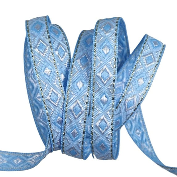 12mm 10Yards Vintage Ethnic Embroidery Jacquard Ribbon Webbing Tape Lace Trim DIY Clothes Bag Accessories