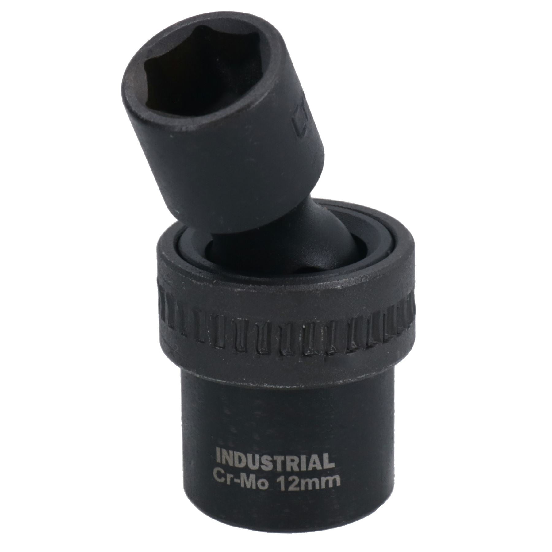 12mm 3/8in Drive Universal Swivel Wobble Metric Impact Shallow Socket ...