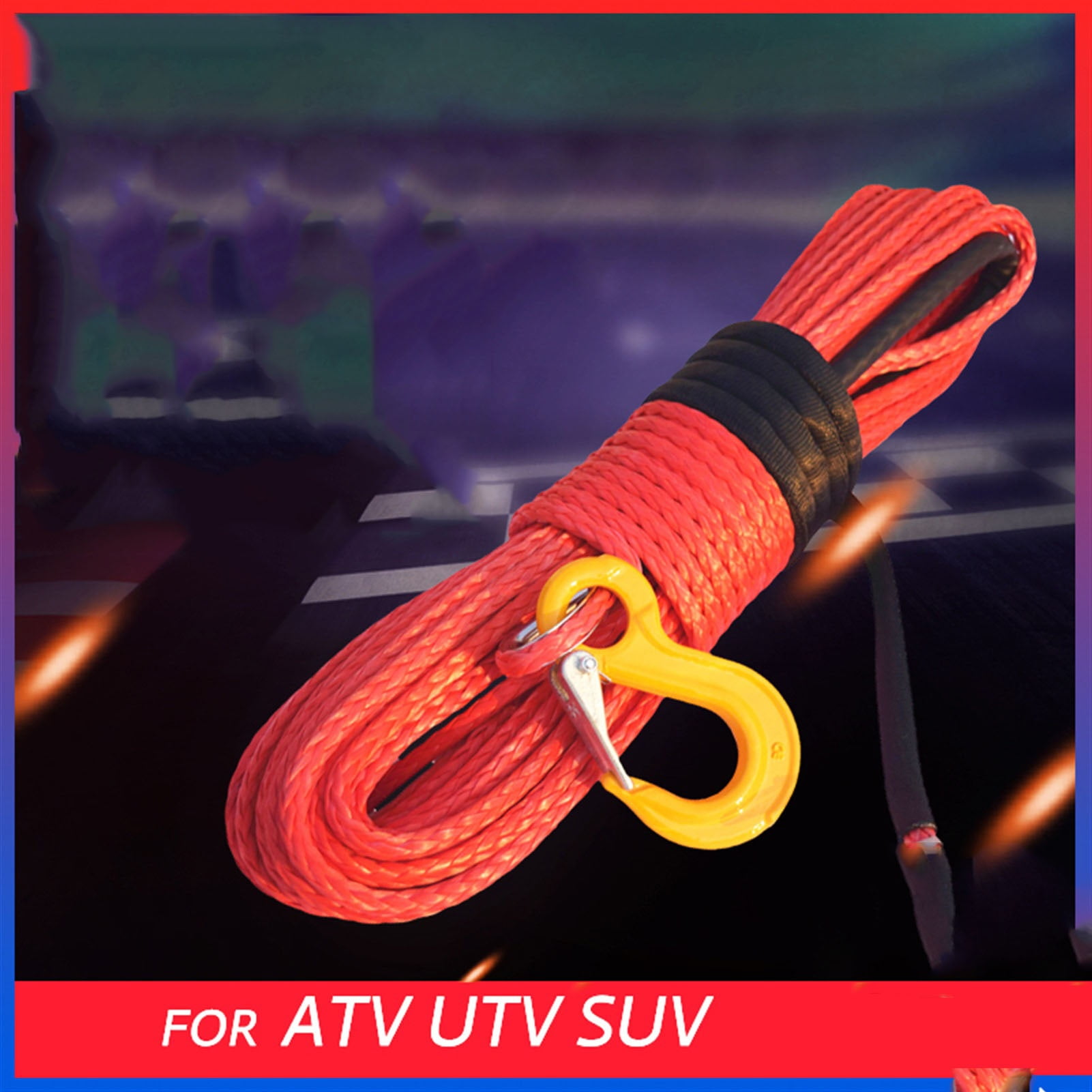 12mm*30m Winch Rope,Synthetic Rope,Spectra Winch Cable,Off Road Rope ...