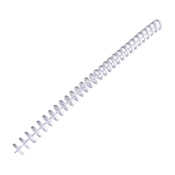 12mm Binder Rings Flexible PVC Binding Comb 30 Rings Binding Coil for Refillable Notebook Planner School Office Supplies