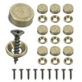 thumbnail image 1 of Uxcell Brass Decorative Screws with Cap, Mirror Screw Self Tapping Screws Decorative Cover Bronze, 1 of 7