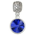 thumbnail image 1 of 12mm Crystal Rivoli - Blue - God Mother Charm Bead, 1 of 1
