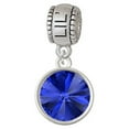 thumbnail image 1 of 12mm Crystal Rivoli - Blue - Lil Sister Charm Bead, 1 of 1