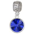 thumbnail image 1 of 12mm Crystal Rivoli - Blue - Wife Charm Bead, 1 of 1