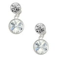 thumbnail image 1 of 12mm Crystal Rivoli - Clear - Clear Crystal Clip On Earrings, 1 of 3