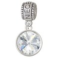 thumbnail image 1 of 12mm Crystal Rivoli - Clear - Niece Charm Bead, 1 of 1