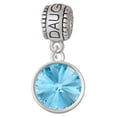 thumbnail image 1 of 12mm Crystal Rivoli - Hot Blue - Daughter Charm Bead, 1 of 1