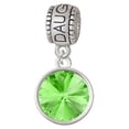 thumbnail image 1 of 12mm Crystal Rivoli - Lime Green - Daughter Charm Bead, 1 of 1