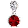 thumbnail image 1 of 12mm Crystal Rivoli - Maroon - Trust In God Charm Bead, 1 of 1