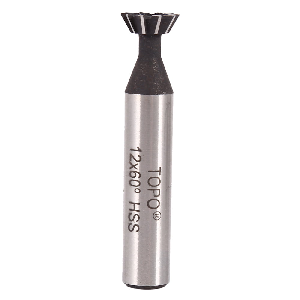 12mm Dovetail Bit - 60 Degree HSS Double Edged Router Bit for ...