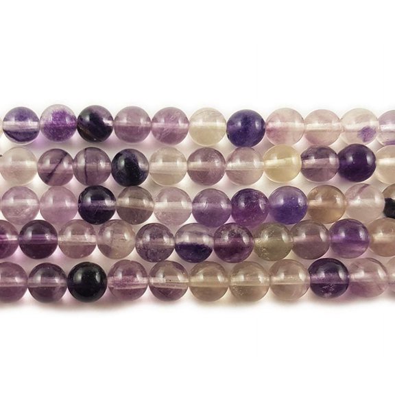 12mm Fluorite Round Beads Genuine Gemstone Natural Jewelry Making
