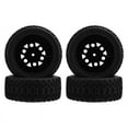 thumbnail image 1 of 12mm Hex Wheels Tires Set with Foam Inserts 1/10 RC Short Course Truck Compatible with Slash 2WD,1 * RC Upgrade Parts kit, 1 of 9