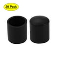 thumbnail image 1 of 12mm Inner Diameter Chair Leg Floor Protectors Table Feet Tips Covers Caps 20pcs, 1 of 4