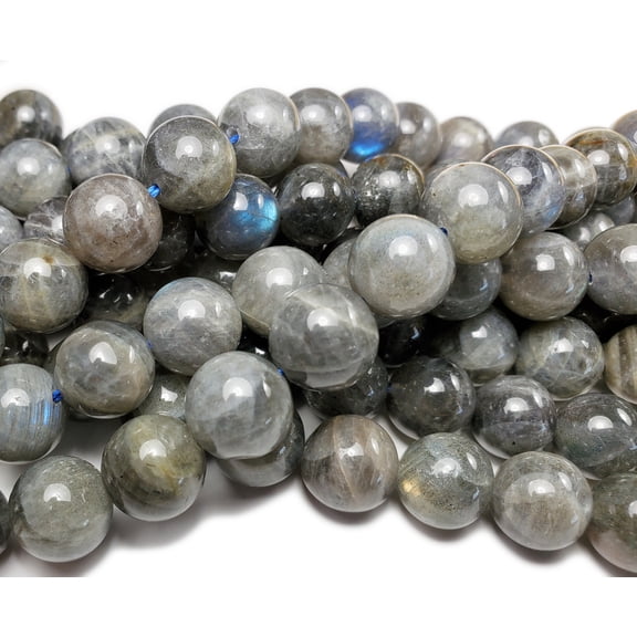 12mm Labradorite Round Beads Grade A With Blue Iridescence Genuine Gemstone Natural Jewelry Making