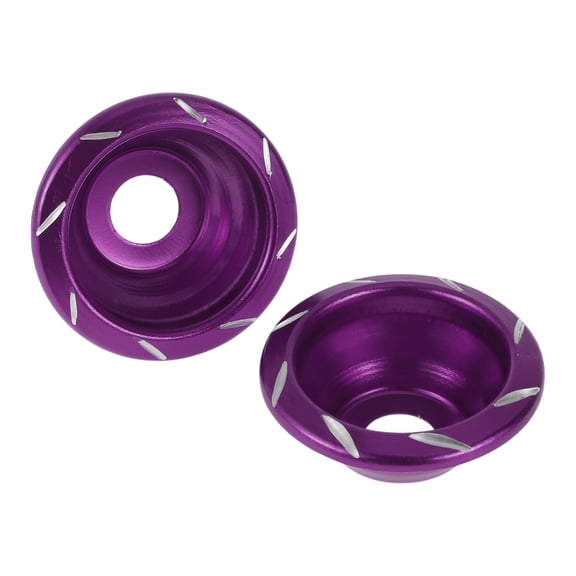 12mm Motorcycle Slider Frame Aluminum Alloy Wheel Fairing Protection Crash Pad Protector Guard 55mm 23mm Purple 2 Pcs