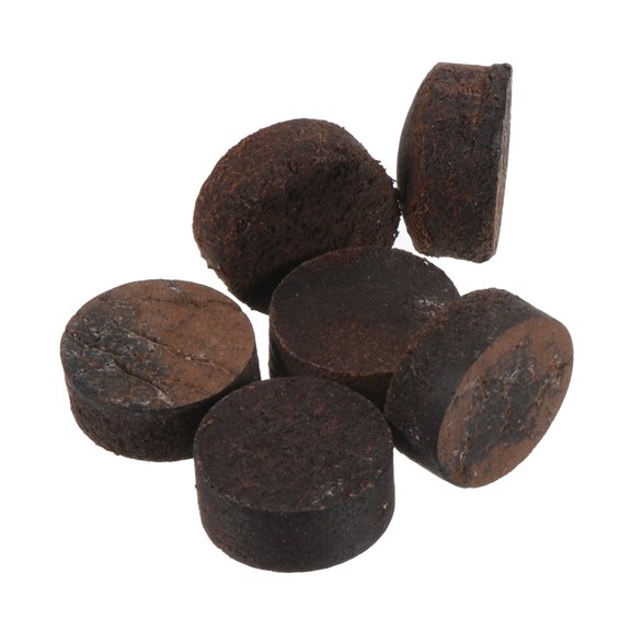 12mm Pool Cue Tips Snooker Billiard Cue Tips Pool Stick Tips, Brown 12 Pack