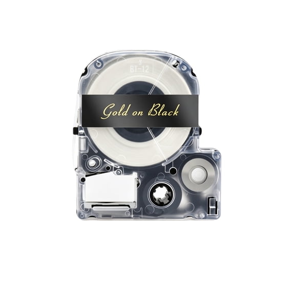 12mm Satin Ribbon Refill Label Tape Compatible for LabelWorks LW400 LW300 LW500 LW600P LW700 LW-K200PX