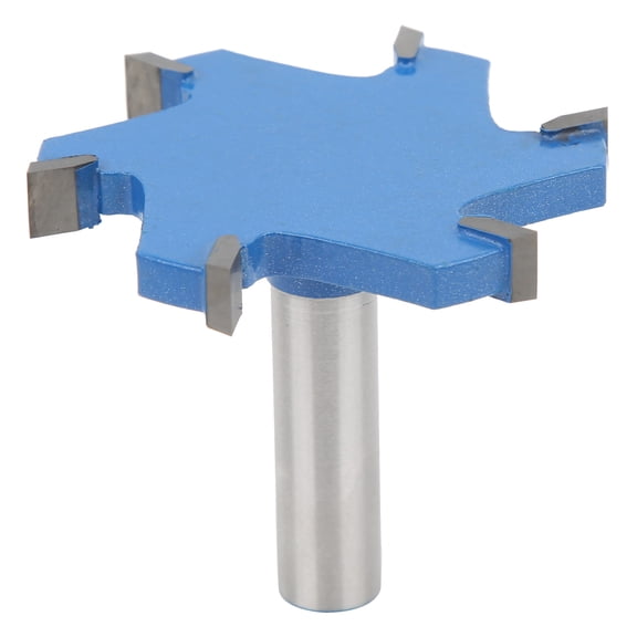 12mm Shank 6 Teeth TShaped Milling Cutter Woodworking Router Bit Tool 65 x 10mm Gueiykk