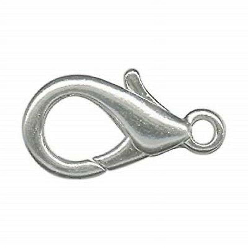 12mm Silver Plated Lobster Clasps - Easy To Open - Package of 200