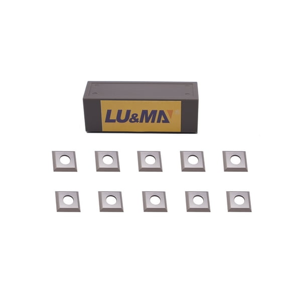 12mm Square Carbide Inserts Replacement Cutter Knives 12x12x 2.2mm for Woodworking Fits Spiral Helical Planer Cutter Head 10pcs