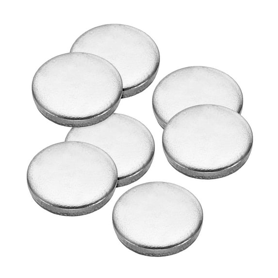 12mm Steel Disc, 50Pcs Metal Stamping Blanks Tags Circle Round Metal Plate Strike for Laser Engraving Stamping