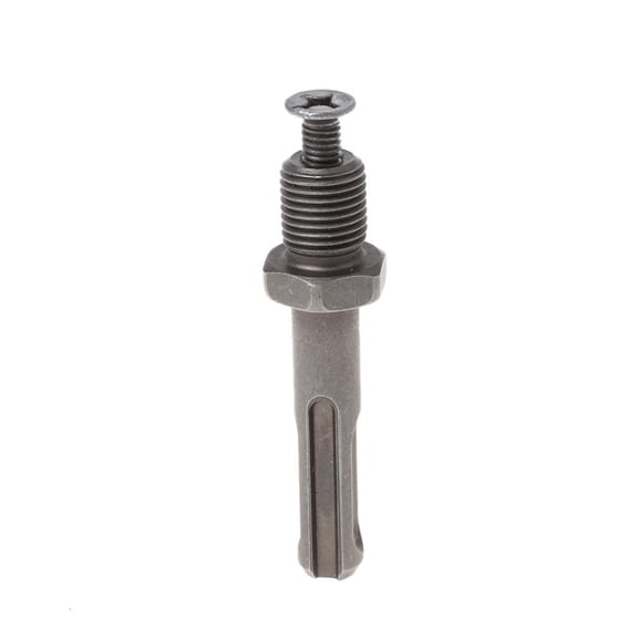 12mm Thread Dia SDS Plus Round Shank Drill Chuck Adapter Connector Gray