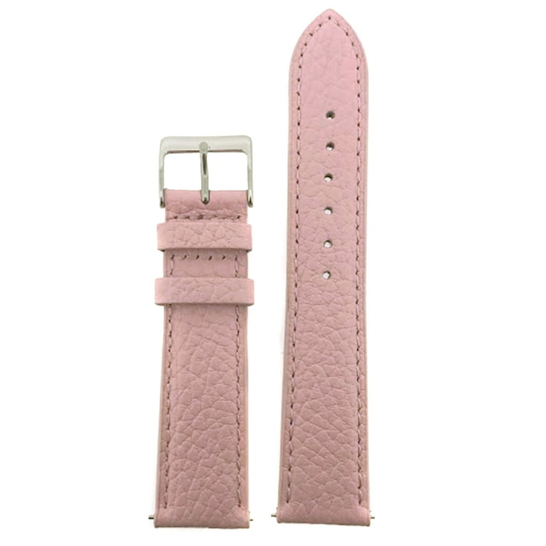 12mm Watch Band Genuine Leather Pink Metallic Easy to Change Quick Release Springs Walmart