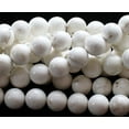 thumbnail image 1 of 12mm White Howlite Round Beads For Jewelry Making, 1 of 1