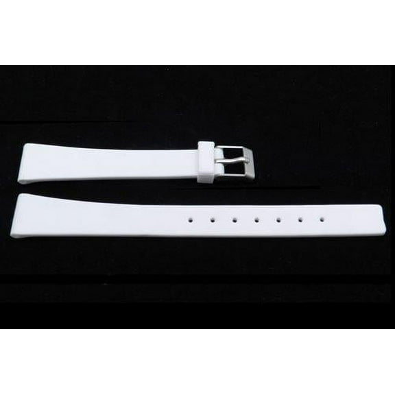12mm White Polyurethane Replacement Watch Band