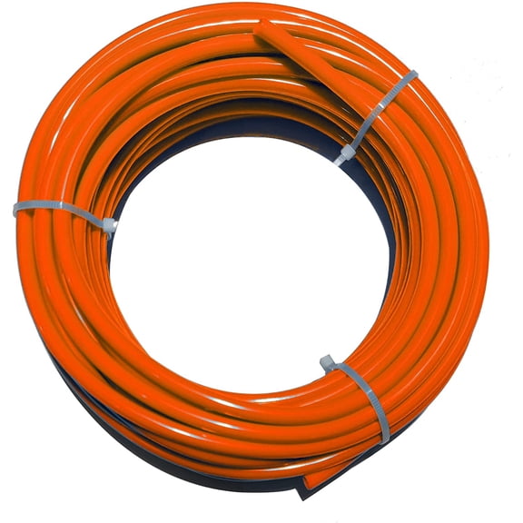 12mm x 8mm Orange Pneumatic Tubing Pipe PU Polyurethane Air Compressor Tubing Hose Pipe Line Fluid Transfer 16.4ft 5 Meter