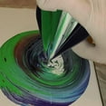 12oz Acrylic Pour Cup , 5 Channels Paint Pouring Split Cup Art Pour