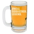 thumbnail image 1 of 12oz Beer Mug Stein Glass Gift Uncle Godfather Legend For Brother Uncle, 1 of 1