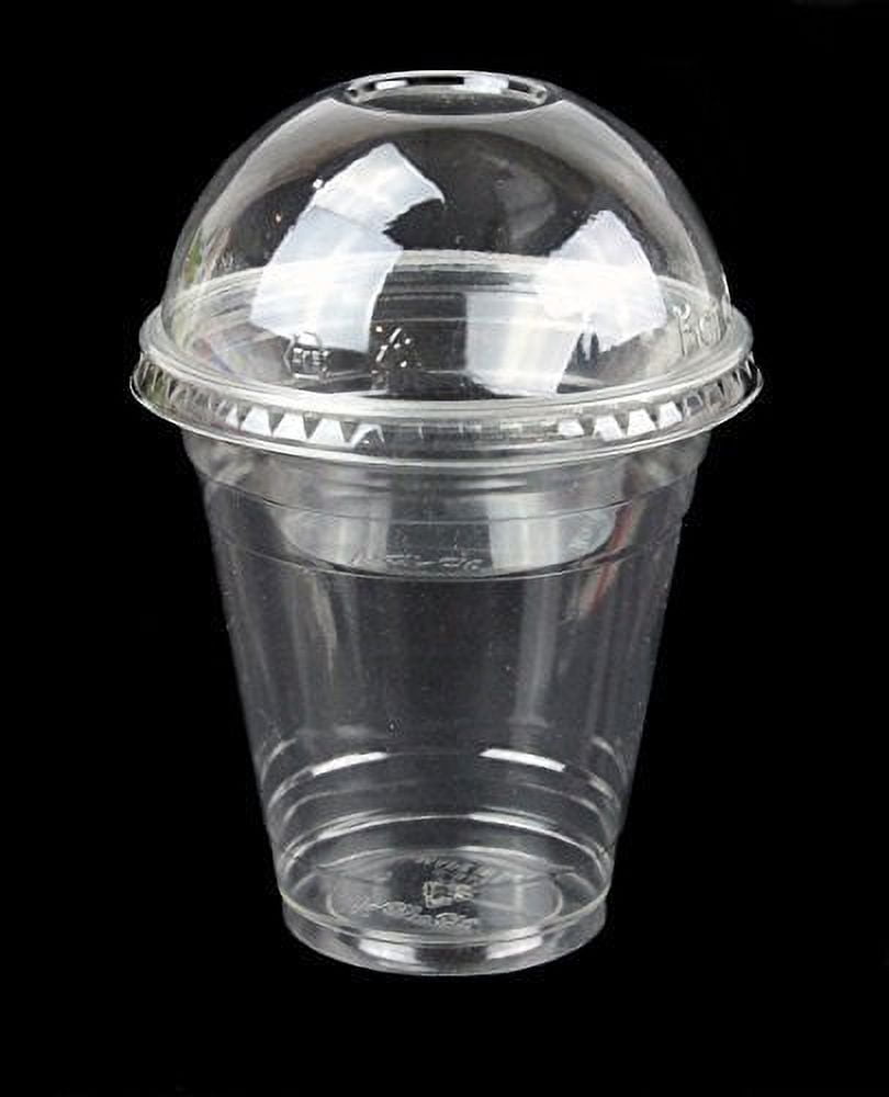 Yocup Company: Karat 12 oz Clear PET Plastic Dome Lid With No Hole