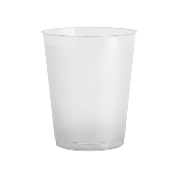 12oz Clear Plastic Frosted Cups, Disposable Party Supplies for Wedding, Birthday, Event - Transparent