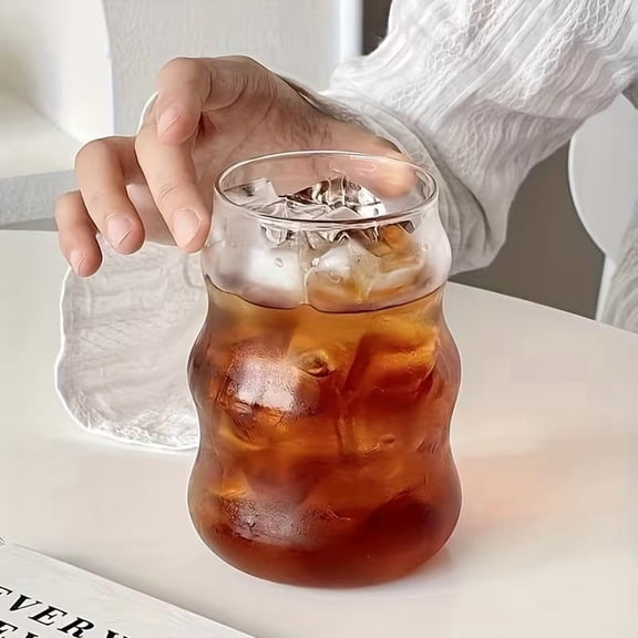 12oz Cloud Shape Borosilicate Glass Cup for Coffee Tea Cold Drinks