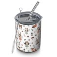 thumbnail image 1 of 12oz Coffee Tumblers Forest Fairy Princess Pattern Stainless Steel Vacuum Insulated Travel Tumbler Coffee Cups Mug with Lid and Straw with Cleaning Brush for Cold & Hot Drinks, 1 of 5