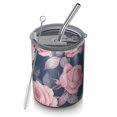 thumbnail image 1 of 12oz Coffee Tumblers Pioneer Flower Stainless Steel Vacuum Insulated Travel Tumbler Coffee Cups Mug with Lid and Straw with Cleaning Brush for Cold & Hot Drinks, 1 of 5