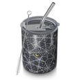 thumbnail image 1 of 12oz Coffee Tumblers Spider Web Halloween Pattern Stainless Steel Vacuum Insulated Travel Tumbler Coffee Cups Mug with Lid and Straw with Cleaning Brush for Cold & Hot Drinks, 1 of 5