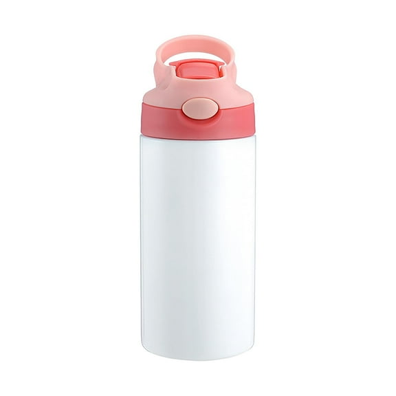 12oz Custom Name Insulated Stainless Steel Kids Water Bottle with Straw Lid, Personalized Tumbler for School, Travel, Boys Girls